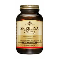 Suplementy naturalne - Solgar Spirulina 750 mg 100 tabletek - miniaturka - grafika 1