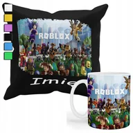 Gadżety dla niej i dla niego - ZESTAW KUBEK + POSZEWKA Z NADRUKIEM-DLA FANA PREZENT ROBLOX GRY +IMIĘ - miniaturka - grafika 1