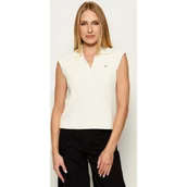 Swetry damskie - Tommy Hilfiger Kamizelka | Regular Fit - miniaturka - grafika 1