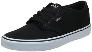 Vans Męskie Atwood, Sneakersy, Black Canvas Black White, 39 EU - Sneakersy damskie - miniaturka - grafika 1