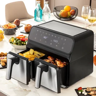 InnovaGoods Fryinn Double 8000 Czarny - Frytkownice - miniaturka - grafika 1