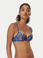 Biustonosze - Bluebella Biustonosz z fiszbiną Catalina 42210 Niebieski - miniaturka - grafika 1