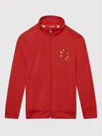 Odzież sportowa dziecięca - Adidas Bluza adicolor HB9460 Czerwony Regular Fit - miniaturka - grafika 1