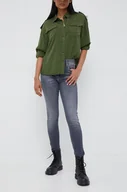 Spodnie damskie - Pepe Jeans jeansy damskie high waist - miniaturka - grafika 1