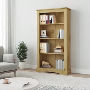 vidaXL Biblioteczka w meksykańskim stylu Corona, sosna, 81x29x150 cm - Regały - miniaturka - grafika 1