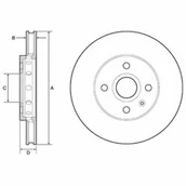 Tarcze hamulcowe - Delphi TARCZA HAMULCOWA VW - miniaturka - grafika 1