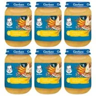 Desery dla dzieci - Gerber Deserek gruszki mango i trzy zboża dla niemowląt po 8 miesiącu zgrzewka 6 x 190 g - miniaturka - grafika 1