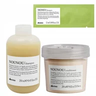 Odżywki do włosów - Davines Nounou regenerujący szampon i odżywka do włosów zniszczonych - miniaturka - grafika 1