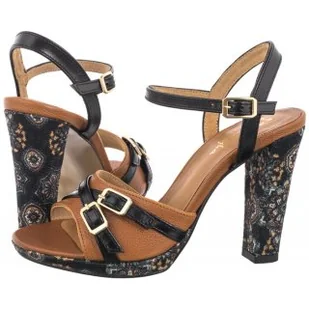 Sandały Rude/Czarne 06564-29/00-5 (MA1241-b) Maciejka - Sandały damskie - miniaturka - grafika 1