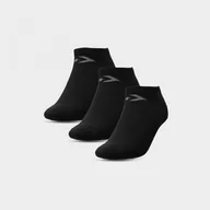 Skarpetki damskie - Damskie skarpety stopki (3-pack) CONVERSE E751B - czarne - miniaturka - grafika 1