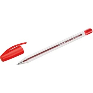Długopis STICK SUPER SOFT K86 czerwony 601474 PELIKAN - Długopisy - miniaturka - grafika 1