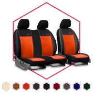 Pokrowce na fotele - Uniwersalne pokrowce samochodowe Exclusive BUS 1+2 pomarańczowe - miniaturka - grafika 1