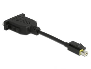 DeLOCK 65979 adapter kablowy 0,15 m Mini DisplayPort DVI Czarny - Adaptery i przejściówki - miniaturka - grafika 1