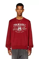 Bluzy męskie - Diesel Męska bluza z okrągłym dekoltem, 40 Lat, S - miniaturka - grafika 1