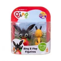 Królik Bing Zestaw Figurki Bing + Flop 2 Figurki - Zabawki interaktywne dla dzieci - miniaturka - grafika 1