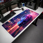 Podkładki pod mysz - Podkładka Tilt PODKŁADKA POD KLAWIATURĘ Neonowa Szybkość 90x40 TILT Wodoodporna Gamingowa - miniaturka - grafika 1