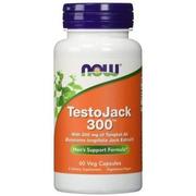 Boostery testosteronu - NOW TestoJack 300mg - 60vegcaps - miniaturka - grafika 1