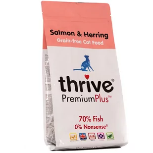 Thrive PremiumPlus, łosoś i śledź - 1,5 kg - Sucha karma dla kotów - miniaturka - grafika 1