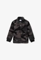 Kurtki i płaszcze dla chłopców - Columbia Youth Boys Rugged Ridge 2 Sherpa z nadrukiem na całej długości, polar Sherpa, czarny mod moro, XS - miniaturka - grafika 1