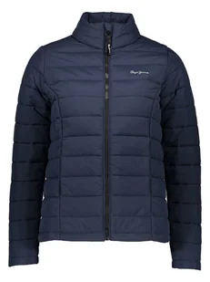 Pepe Jeans Kurtka pikowana w kolorze granatowym - Kurtki damskie - miniaturka - grafika 1