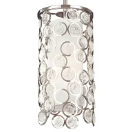 Lampy sufitowe - Lampa wisząca Lexi - kolor biały, srebrny - FE/LEXI/MP - miniaturka - grafika 1