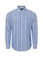 Koszule męskie - Polo Ralph Lauren Koszula męska Mężczyźni Regular Fit Bawełna niebieski|różowy|wielokolorowy w paski, S - miniaturka - grafika 1