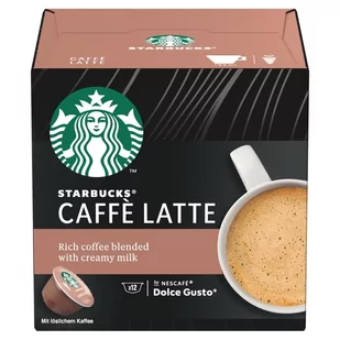 Nescafé Dolce Gusto Starbucks Caffè Latte Kawa w kapsułkach 121,2 g (12 x 10,1 g) - Kawa w kapsułkach i saszetkach - miniaturka - grafika 1