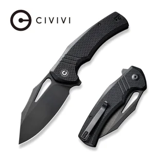 Nóż składany Civivi BullTusk Black G10, Black Stonewashed 14C28N (C23017-1) - Noże - miniaturka - grafika 1