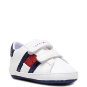 Buty dla dziewczynek - Tommy Hilfiger Niechodki FLAG LOW CUT VELCRO - miniaturka - grafika 1