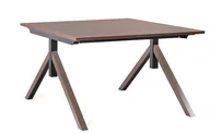 Biurka - Biurko Mars - Workstation 2 - Stelaż i Blat - 120x140 cm - YZ-17 Walnut - miniaturka - grafika 1