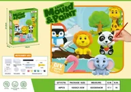 Zabawki interaktywne dla dzieci - KOLOROWY ZESTAW PLASTYCZNY ZWIERZĄTKA - miniaturka - grafika 1