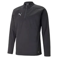 Koszulki i topy damskie - PUMA TeamCUP Training Rain Top Puma, czarny - miniaturka - grafika 1