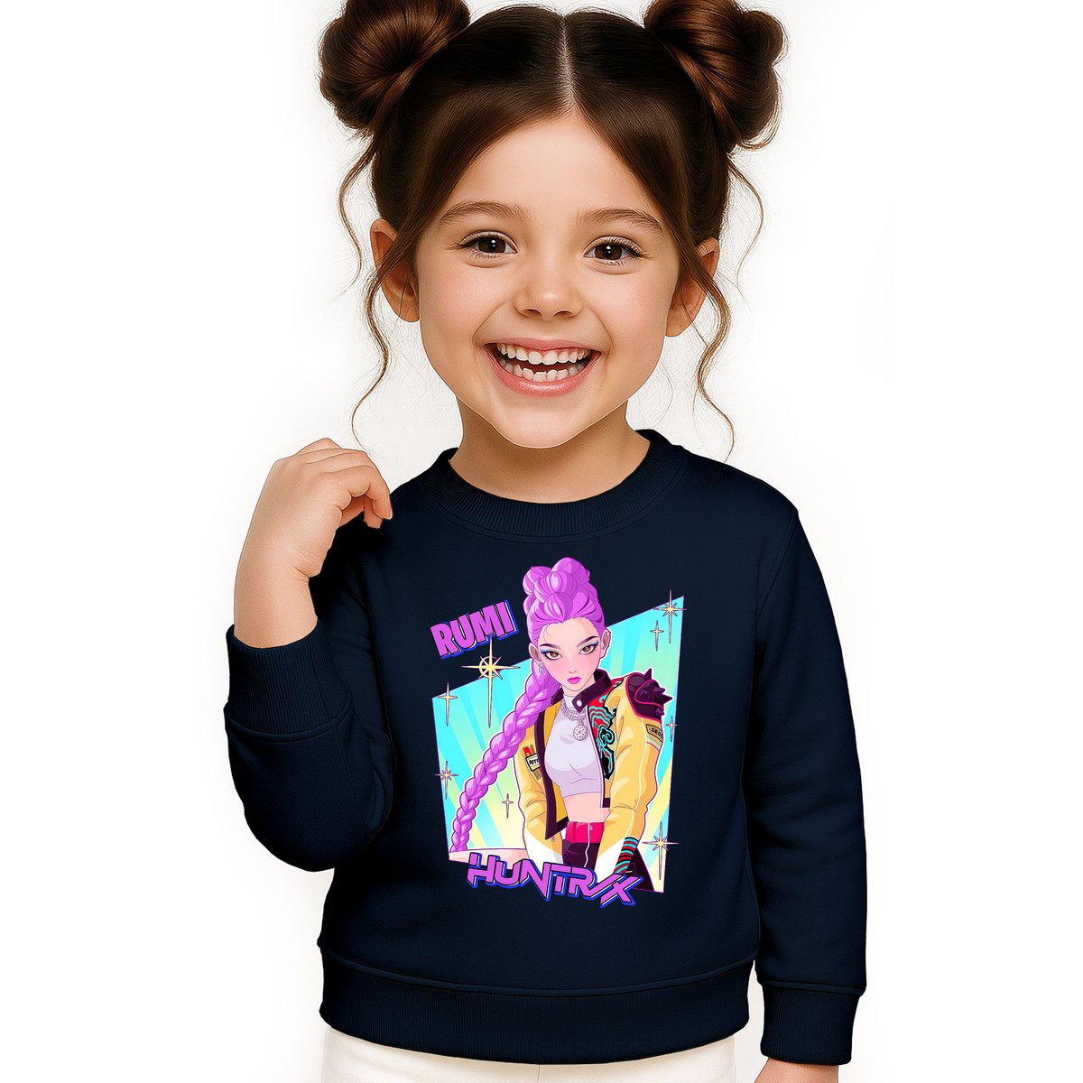 BLUZA DZIECIĘCA HUNTRIX RUMI KPOP 110-116 BAWEŁNIANA JAKOŚĆ