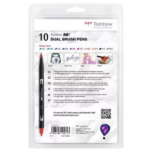 Zestaw flamastrów Dual Brush Pen Galaxy, 10 sztuk - Kredki, ołówki, pastele i pisaki - miniaturka - grafika 1