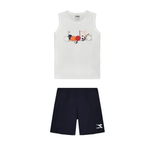 Zestaw chłopięcy DIADORA JB.SET SL KICK - Koszulki dla dziewczynek - miniaturka - grafika 1