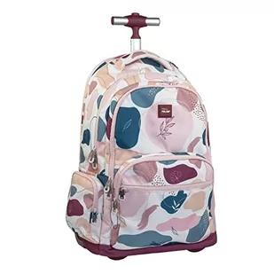 Plecak na kółkach 6 zamków (25 l) Powolny, różowy MILAN, 625601SLW - Plecaki - miniaturka - grafika 1