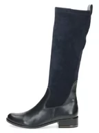 Kozaki damskie - Caprice Kozaki w kolorze granatowym - miniaturka - grafika 1