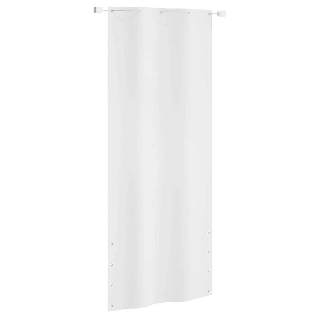 Lumarko Parawan balkonowy, biały, 100x240 cm, tkanina Oxford