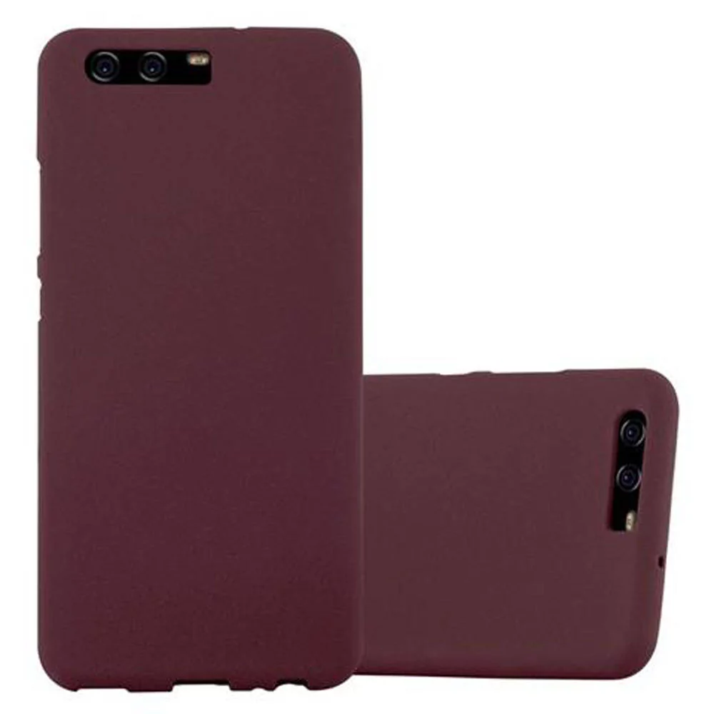 Etui Pokrowiec Do Huawei P10 Obudowa w FROST BORDEAUX FIOLETOWY TPU Silikon Case Cover Ochronny Plecki Cadorabo