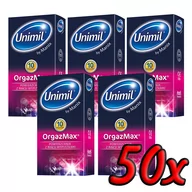 Prezerwatywy - Unimil OrgazMax 50 pack - miniaturka - grafika 1
