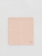 Apaszki i szaliki damskie - Reserved - Komin z aplikacją - pastelowy róż - miniaturka - grafika 1