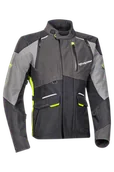 Odzież motocyklowa - Kurtka Motocyklowa Ixon Balder Czarny/Szary/JasnożółtyM - miniaturka - grafika 1