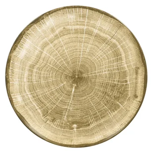 PORCELANA RAK Woodart talerz płaski brązowy 29 cm - Talerze - miniaturka - grafika 1