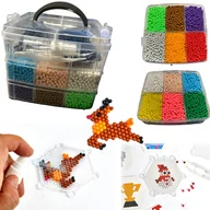 Prace ręczne dla dzieci - KORALIKI WODNE AQUA WATER MAGIC BEADS SPRAY SZABLONY WZORY 10000 KORALIKÓW - miniaturka - grafika 1