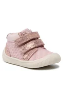 Buty dla dziewczynek - Woden Trzewiki Tristan WK135 Różowy - miniaturka - grafika 1