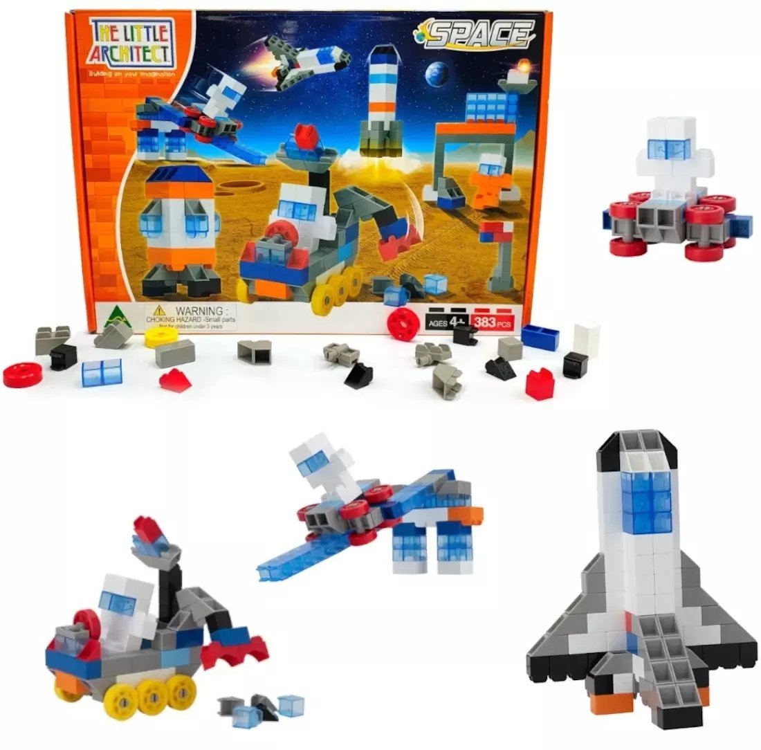 Polesie Klocki konstrukcyjne Little Architect Space 383 el. 4+