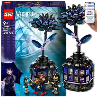 LEGO Prezent Kwiat CZARNEJ DALII Zestaw z serialu Wednesday (76784) Szklarnia z Tajemnicą Lego Prezent Dla Dziewczynki Córki Wnuczki + EBOOK-2 - Klocki LEGO Prezent Kwiat CZARNEJ DALII Zestaw z serialu Wednesday (76784) Szklarnia z Tajemnicą Lego Prezent Dla Dziewczynki Córki Wnuczki + EBOOK-2 - Klocki - miniaturka - grafika 1