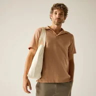 Koszulki sportowe męskie - Regatta Koszulka męska polo Hadvo Różowy, Cotton, Rozmiar: L - miniaturka - grafika 1