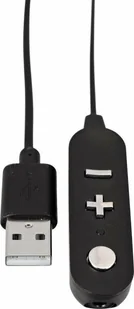 Adapter USB V7 USB - Jack 3.5mm Czarny - Adaptery i przejściówki - miniaturka - grafika 1