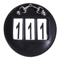 Koszulki jeździeckie - Numerki startowe QHP Ricki (2-pack) czarne/srebrne - miniaturka - grafika 1